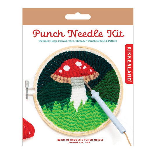 Mushroom Punch Needle Kit