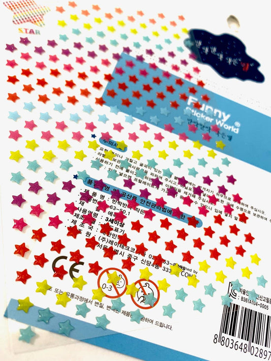 35921 Small Stars Gel Sticker