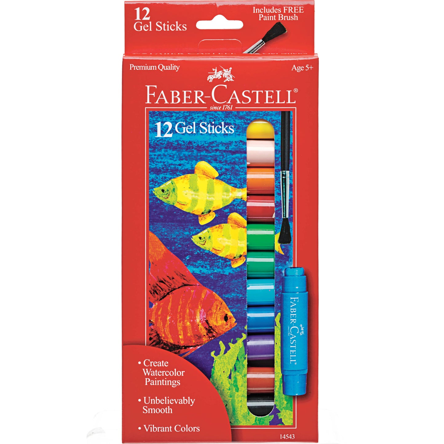 12 Gel Sticks - Watercolor Art Sticks for Kids
