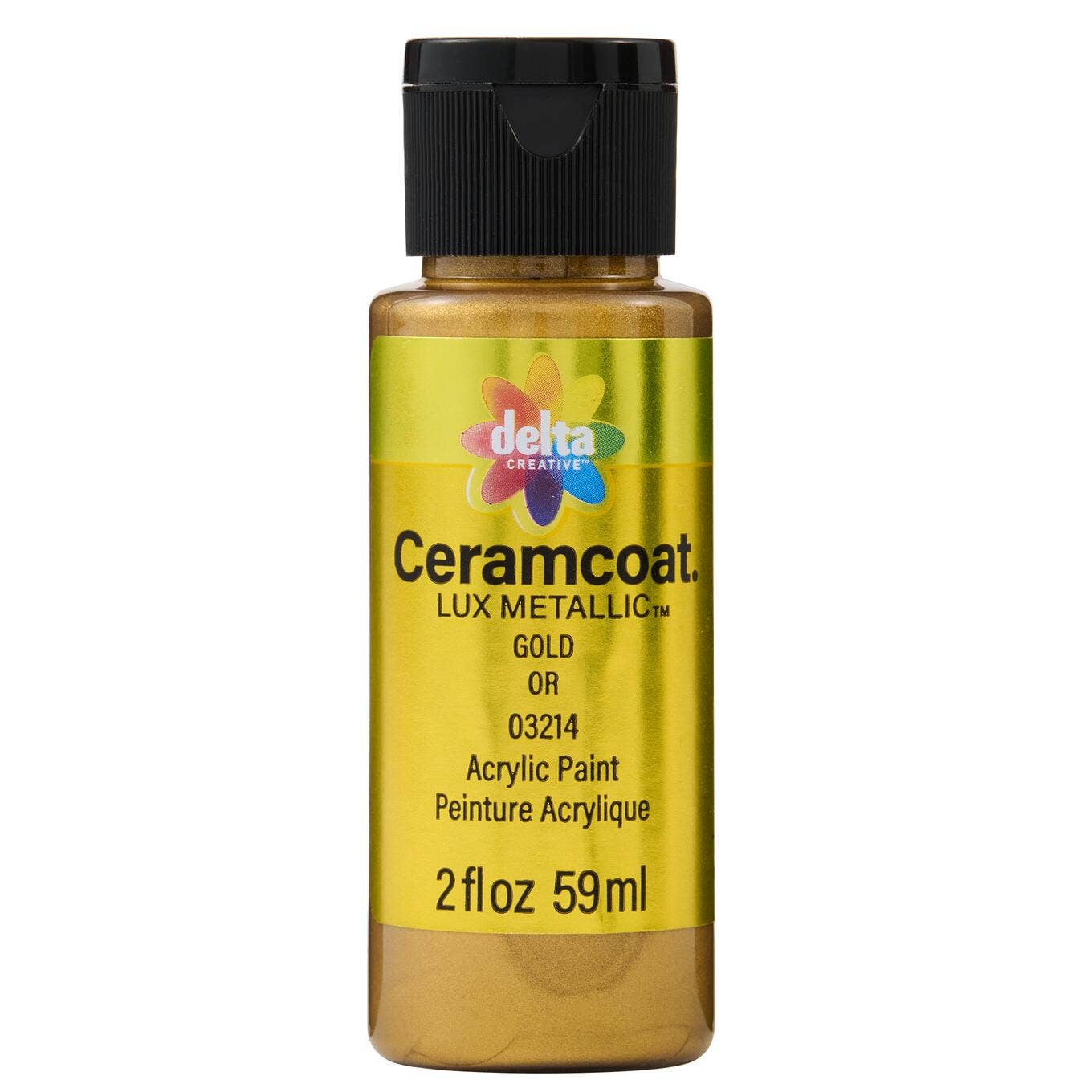 Delta Ceramcoat ® Lux Metallic Acrylic Paint, 2 oz