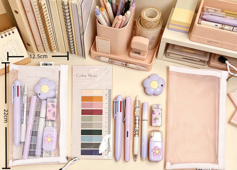 Pastel Student Stationery Set