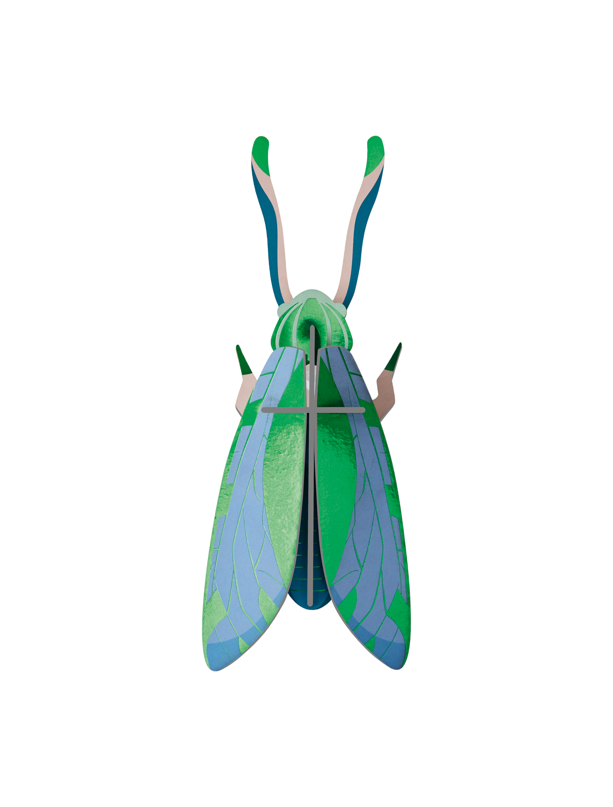 3D Wall Art - Radiant Beetle - Jade Grasshopper