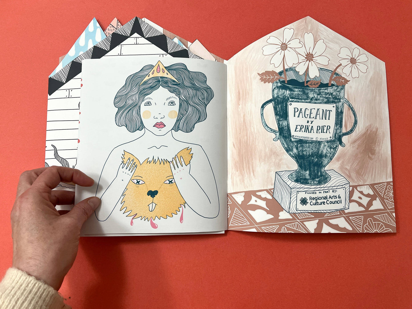Pageant - A Fold Out Art Zine