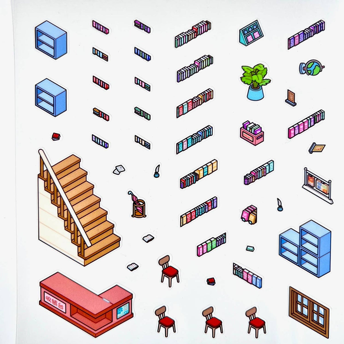 11073 3D Diorama Lifestyle Stickers