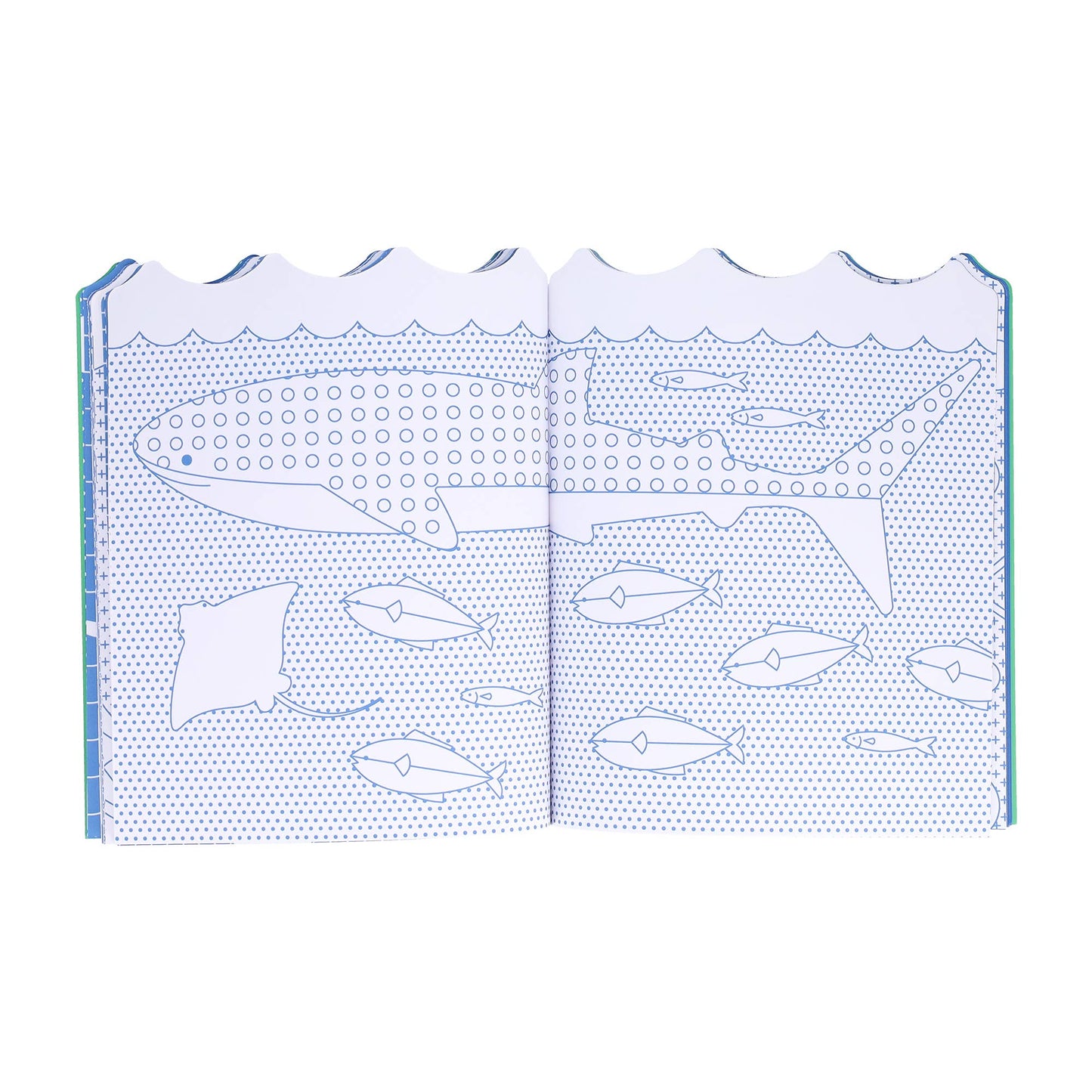 Coloring Book With Stickers: Ocean