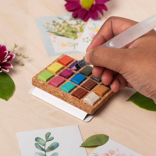 Watercolor Pans - Metallic 15 Colors (Casepack of 5)