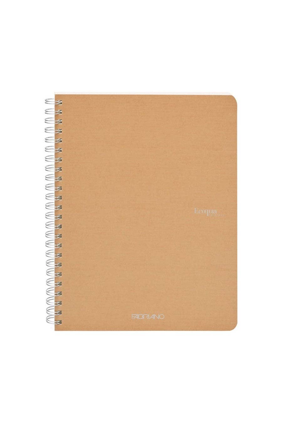 Fabriano Ecoqua Original Spiral-Bound Notebook, 5.8 in x 8.3 in, A5, Blank, 70 Sheets