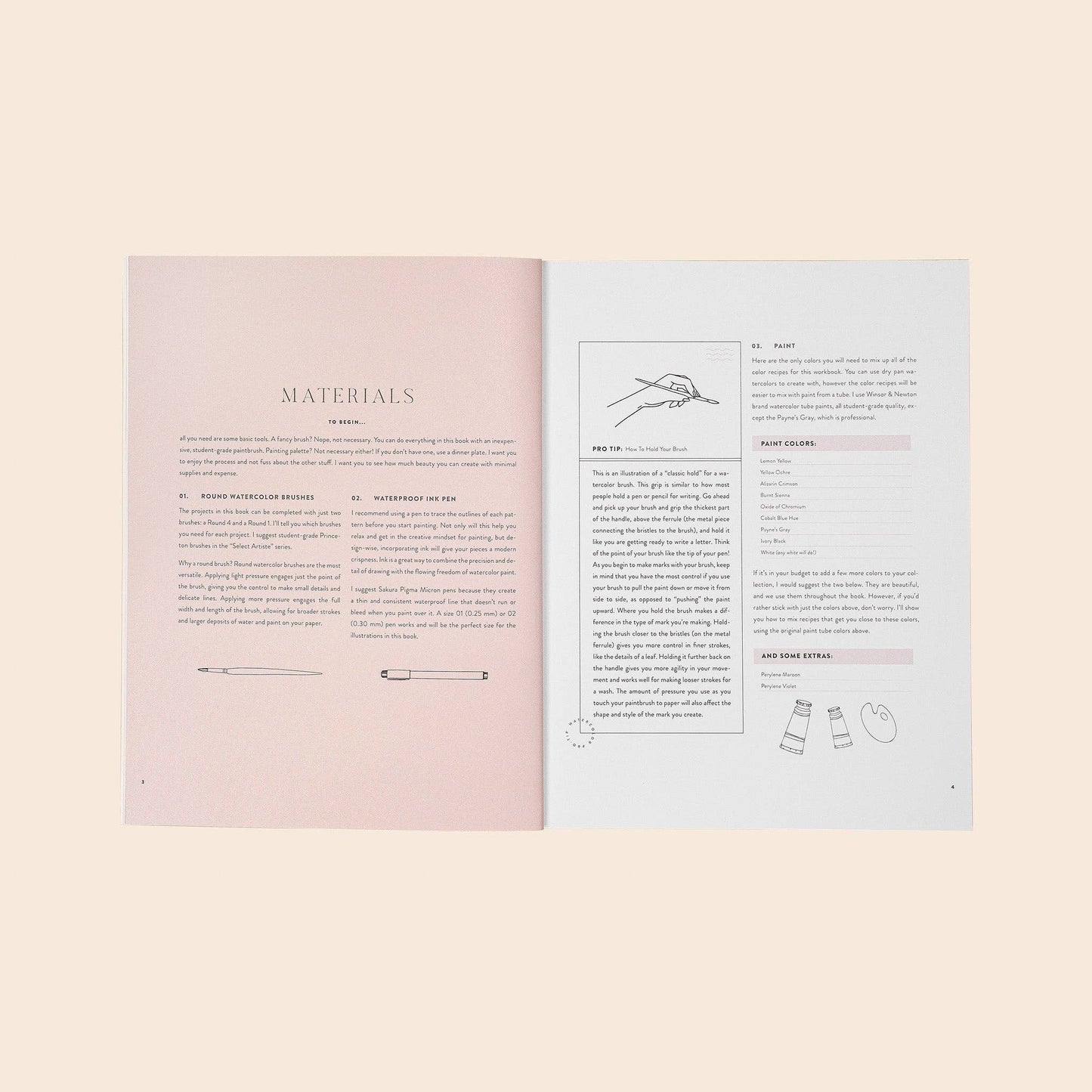 Watercolor Workbook (30-Minute Beginner Projects)