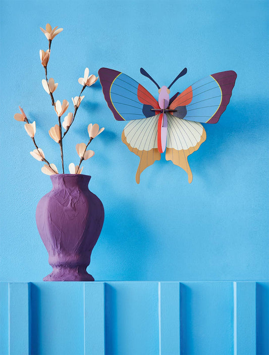 3D Wall Art - Butterfly - Plum Fringe Butterfly