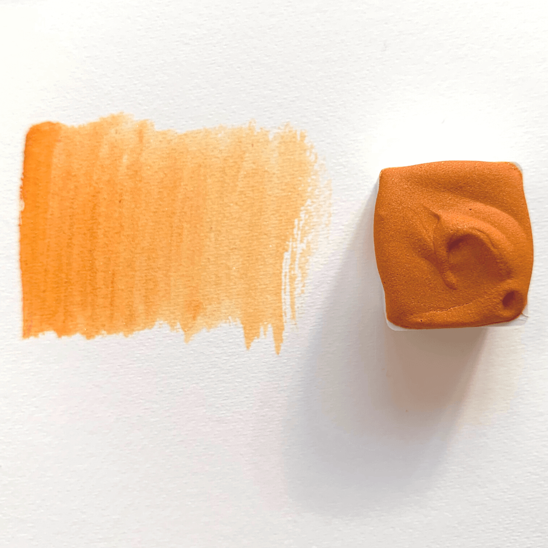 NEW - Handmade glitter watercolor - Saffron Yellow - Hôtel Chevalier