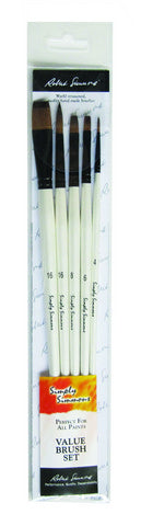 Simply Simmons Long Handle Synthetic Brush Set