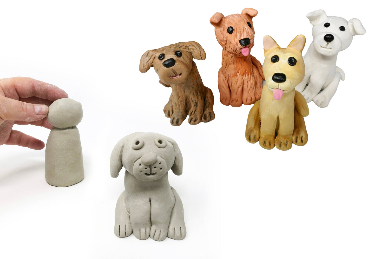 PLUS Clay - Self Hardening 2.2 lb. (1 kg.)