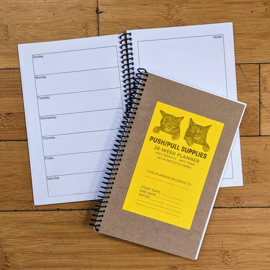 Push/Pull Supplies - 28-Week Planner