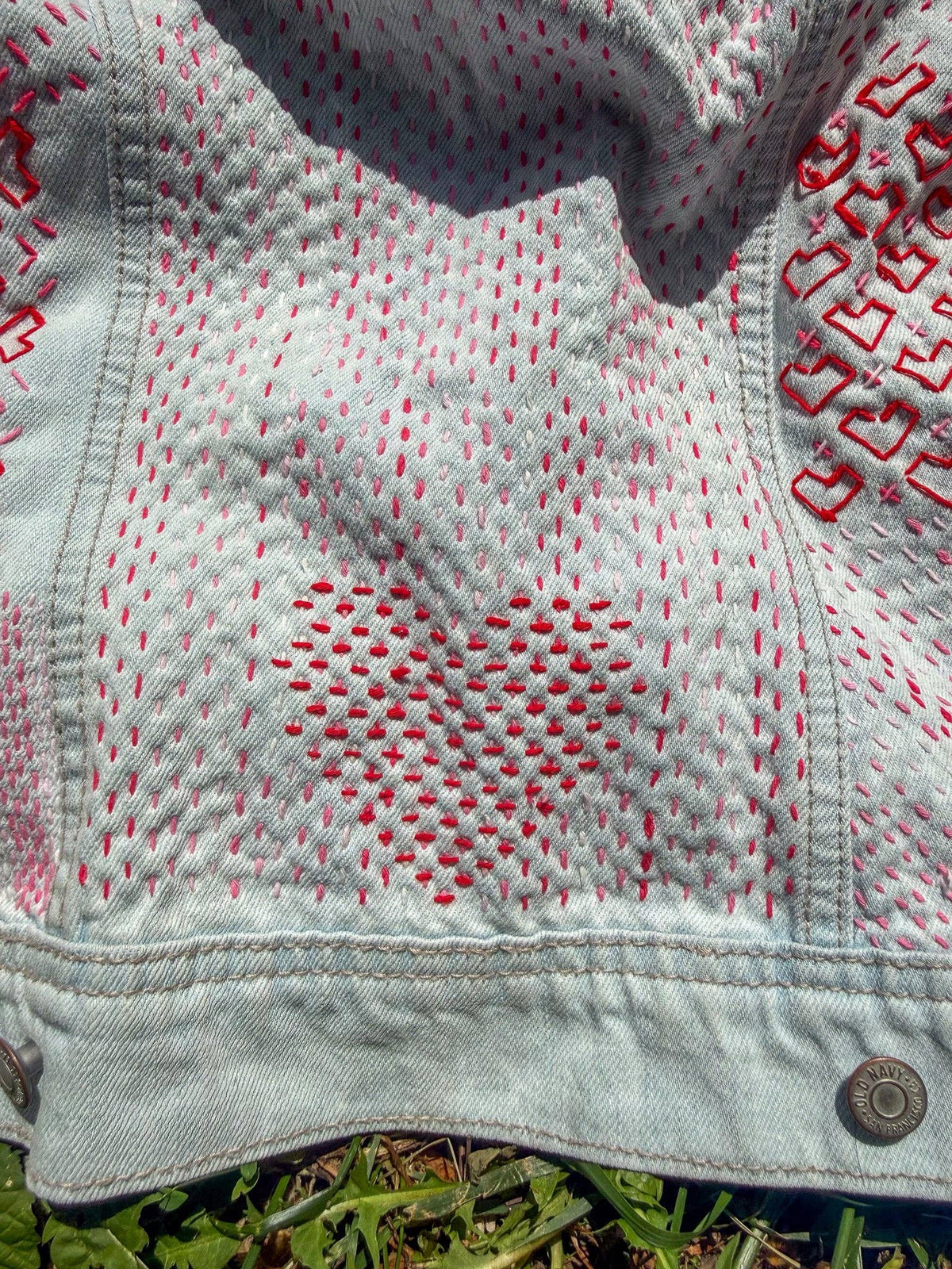 I Hope We Choose Love: Visible Mending Transfers
