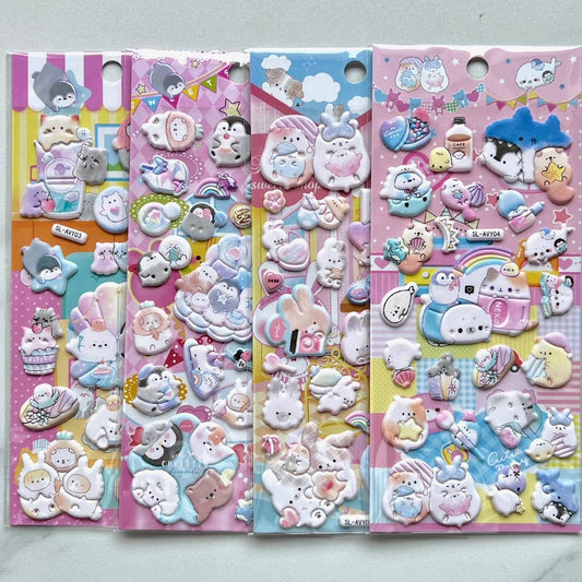 11016 Big Puffy Puffy Assorted Stickers