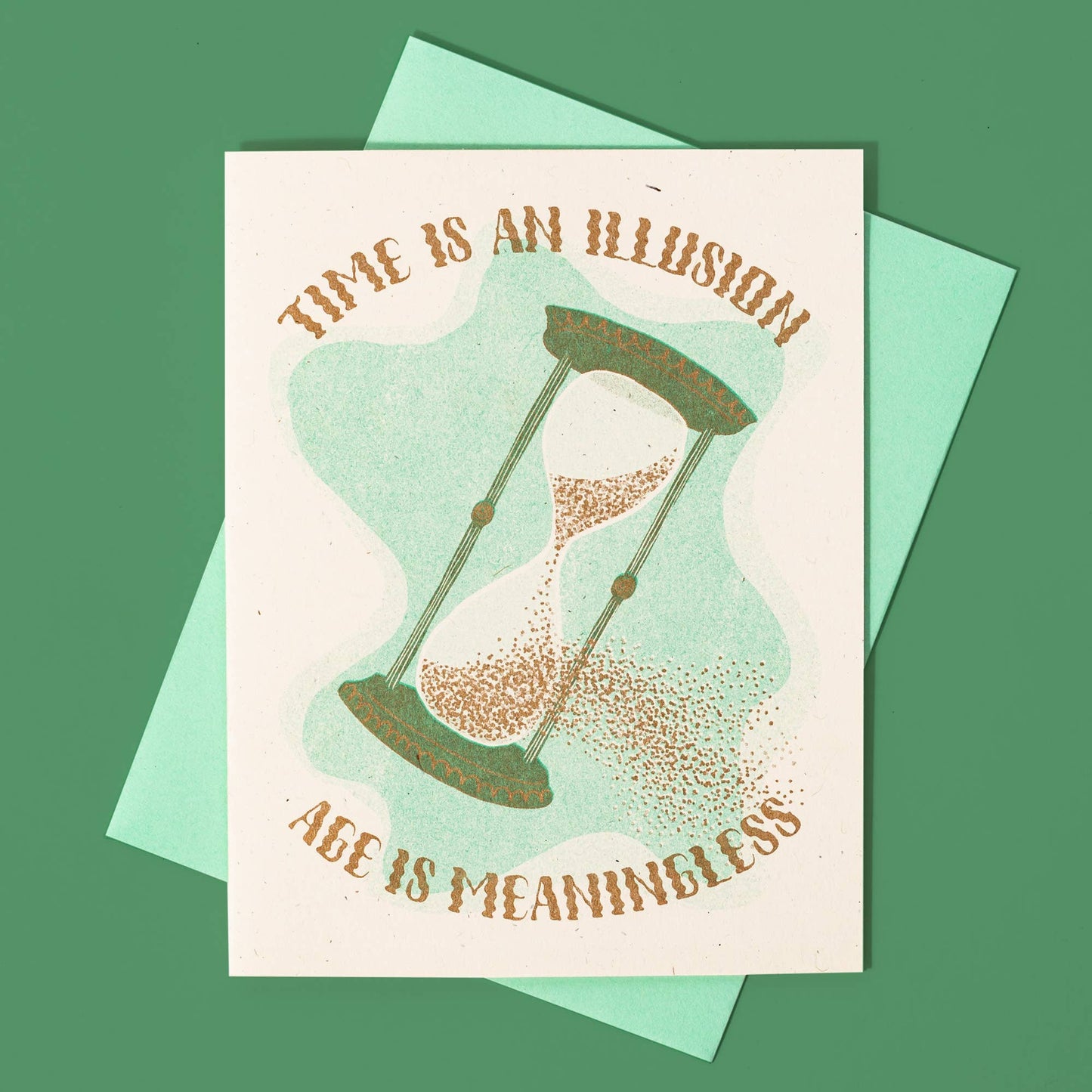 Time is an Illusion, Age is Meaningless - Risograph Birthday