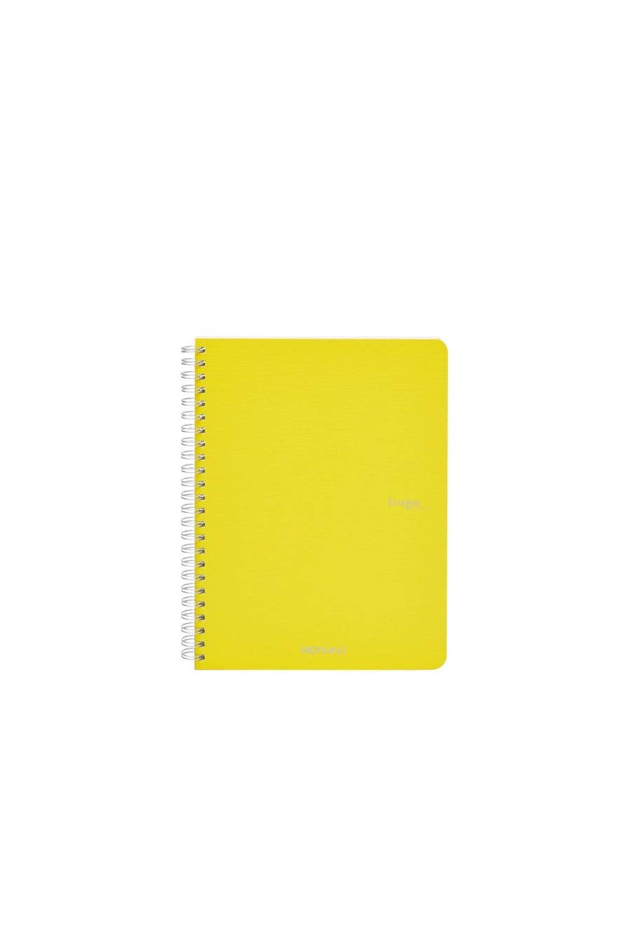 Fabriano Ecoqua Original Spiral-Bound Notebook, 5.8 in x 8.3 in, A5, Blank, 70 Sheets