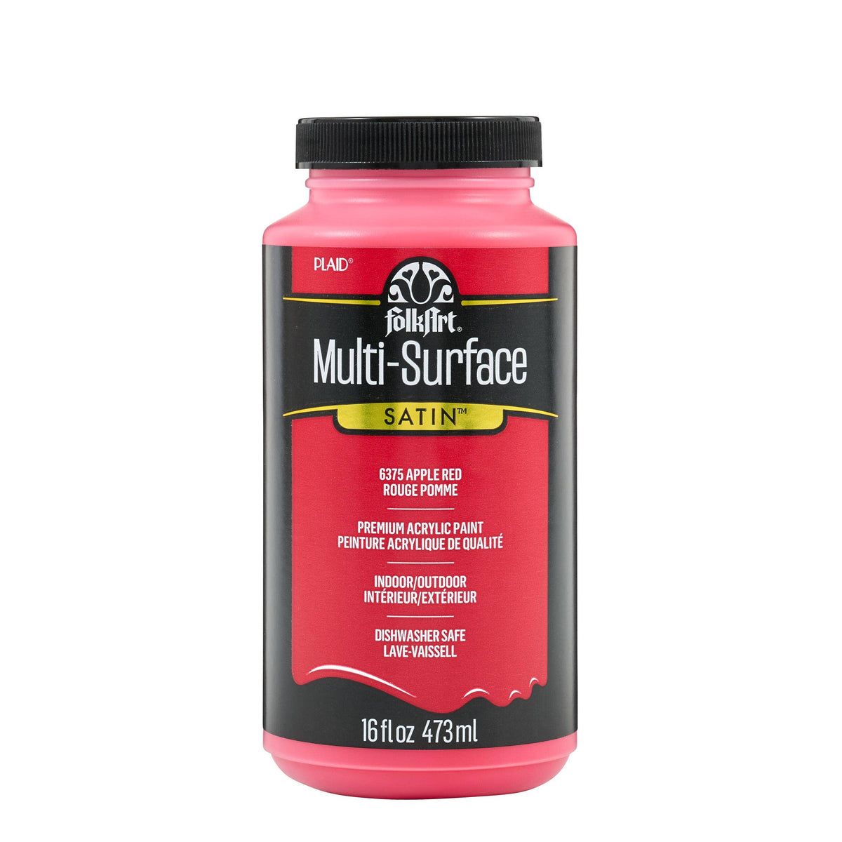 FolkArt ® Multi-Surface Satin Acrylic Paint, 8 oz and 16 oz