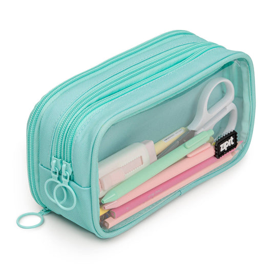 ZIPIT Half & Half Pencil Case, Aesthetic Pouch