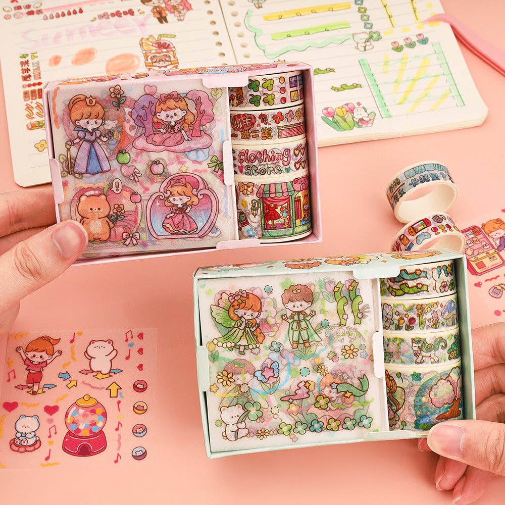 Kawaii Decorative Sticker Book with Scrapbooking