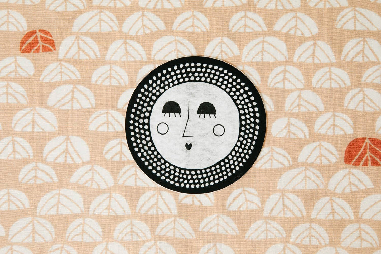 Sun Face Vinyl Decal Sticker