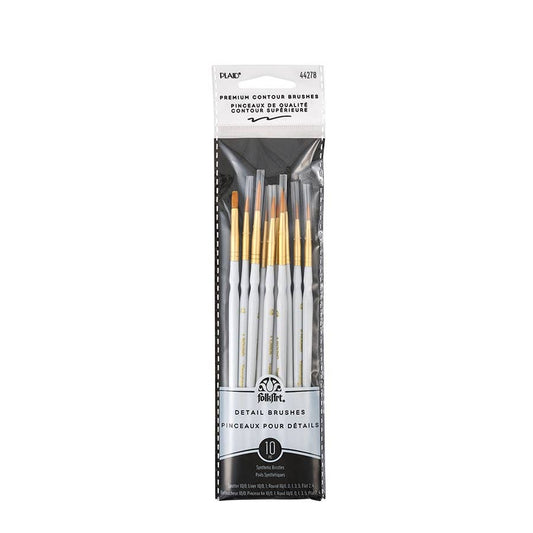 FolkArt Detail Brush Set 10 Piece