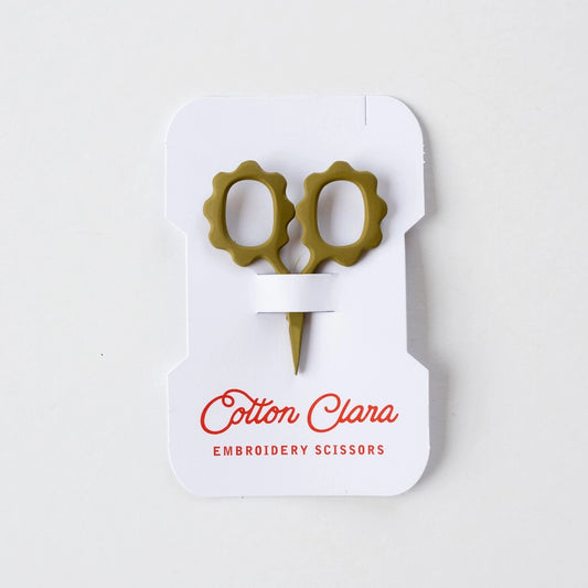 Cotton Clara Mini Sunflower Embroidery Scissors