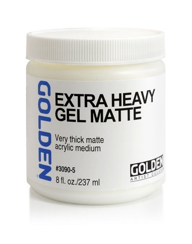 GOLDEN Extra Heavy Gel Matte Medium 8oz
