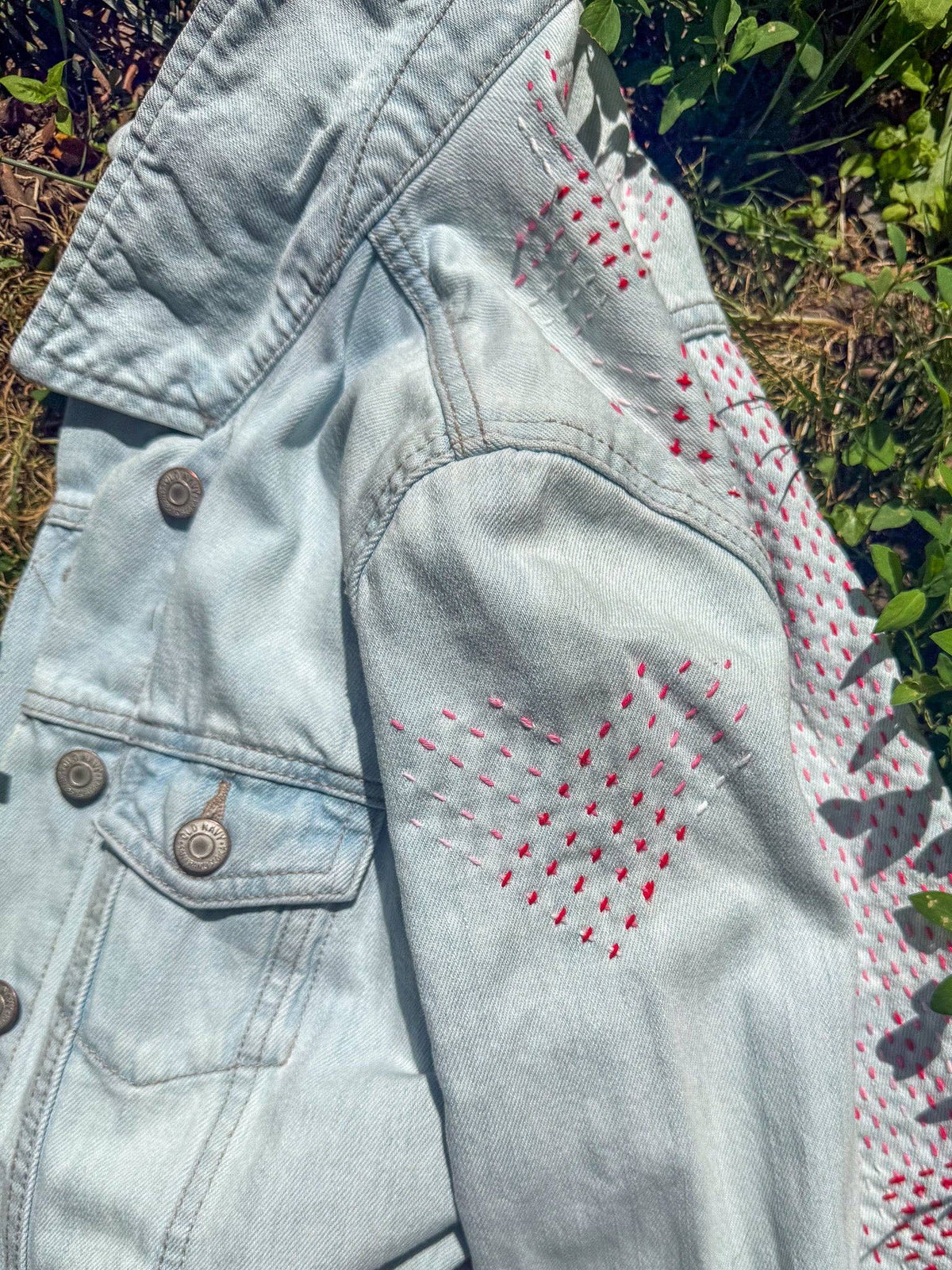 I Hope We Choose Love: Visible Mending Transfers