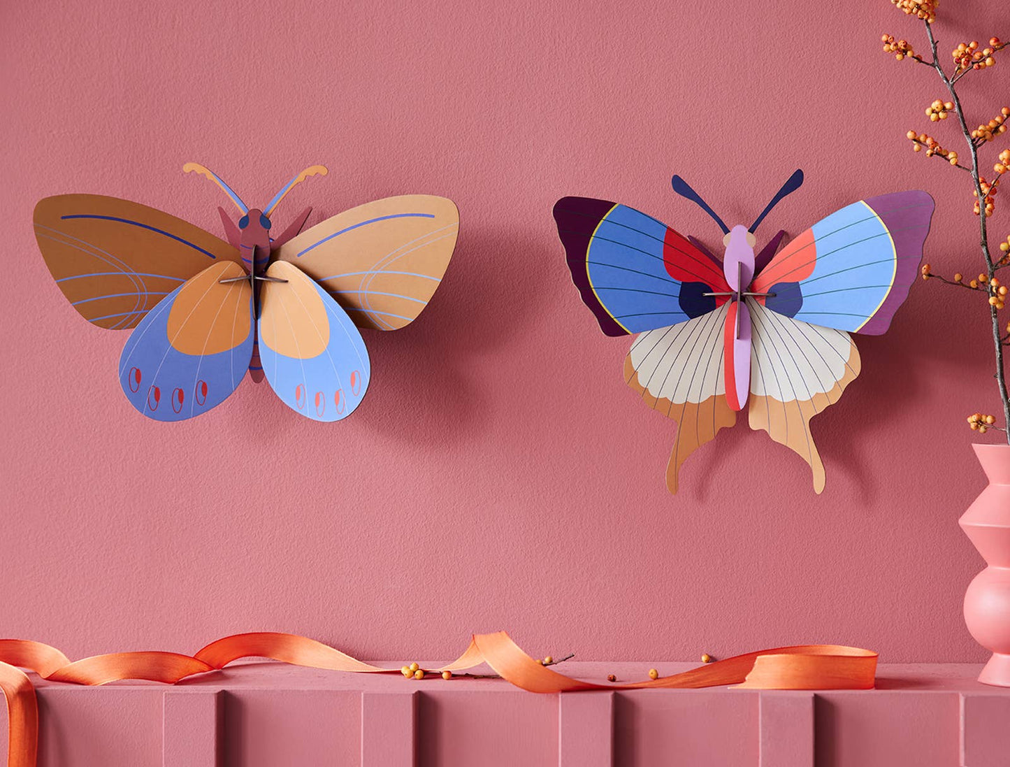 3D Wall Art - Butterfly - Plum Fringe Butterfly