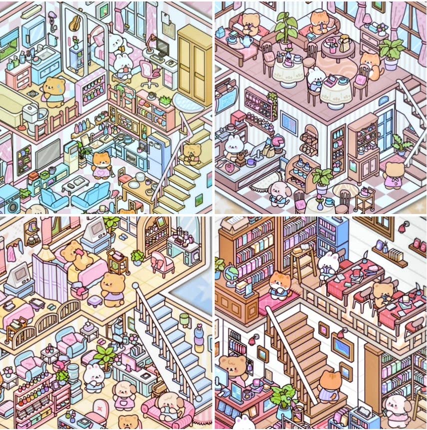 11073 3D Diorama Lifestyle Stickers