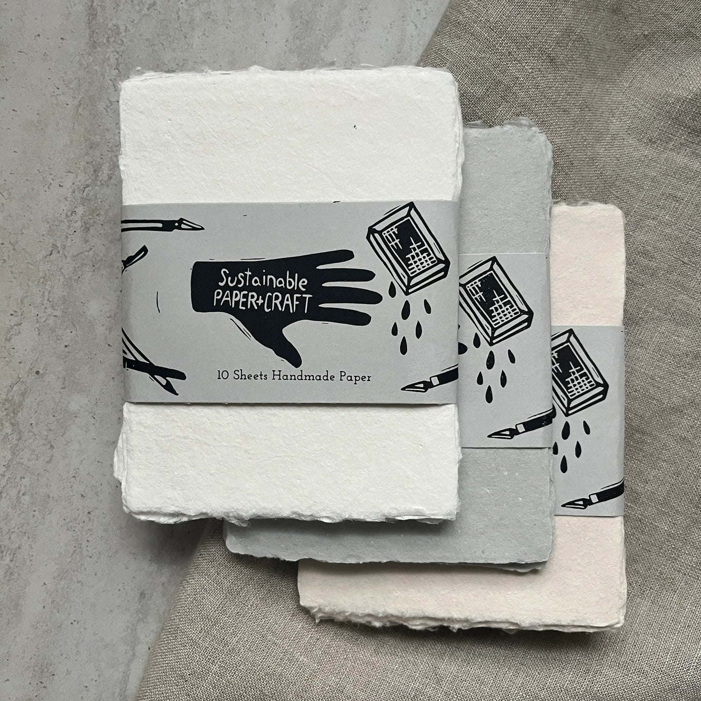 Handmade Paper Sheet Set in A2