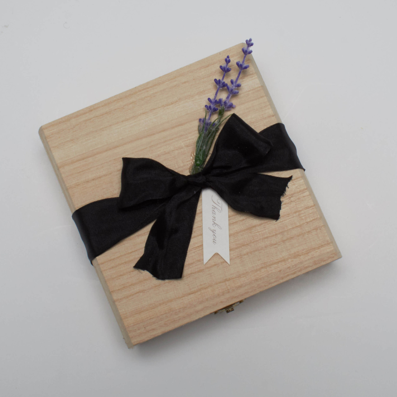 Unfinished Wooden Hinged Box, 7" x 7"