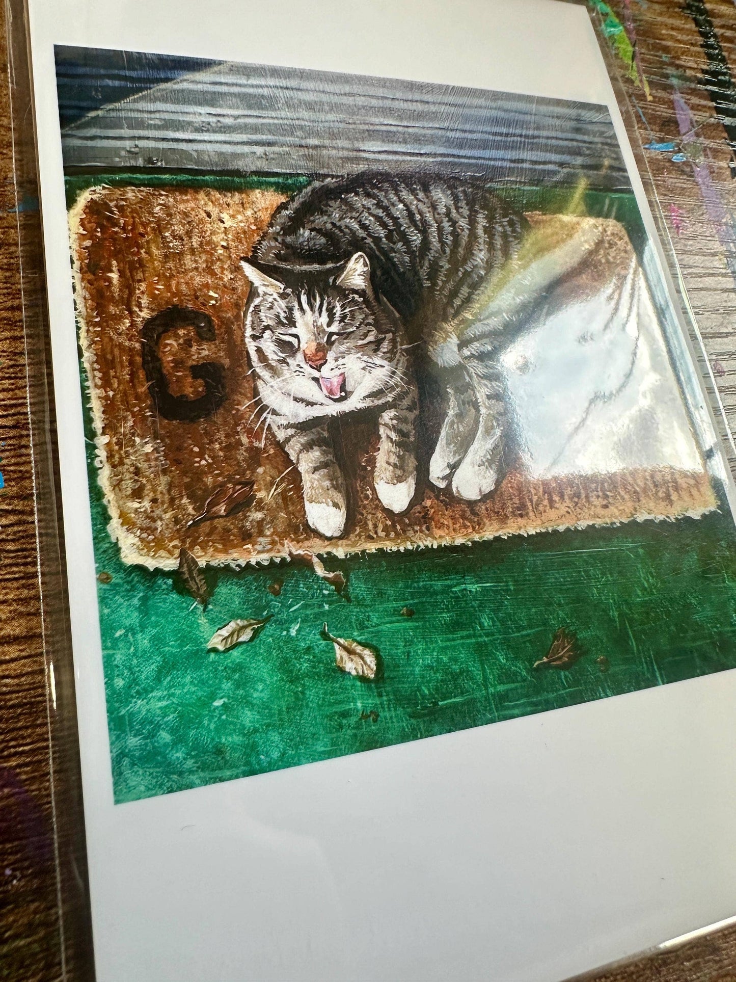 Print of Gay Cat: Funny “Go Away” Queer Home Decor