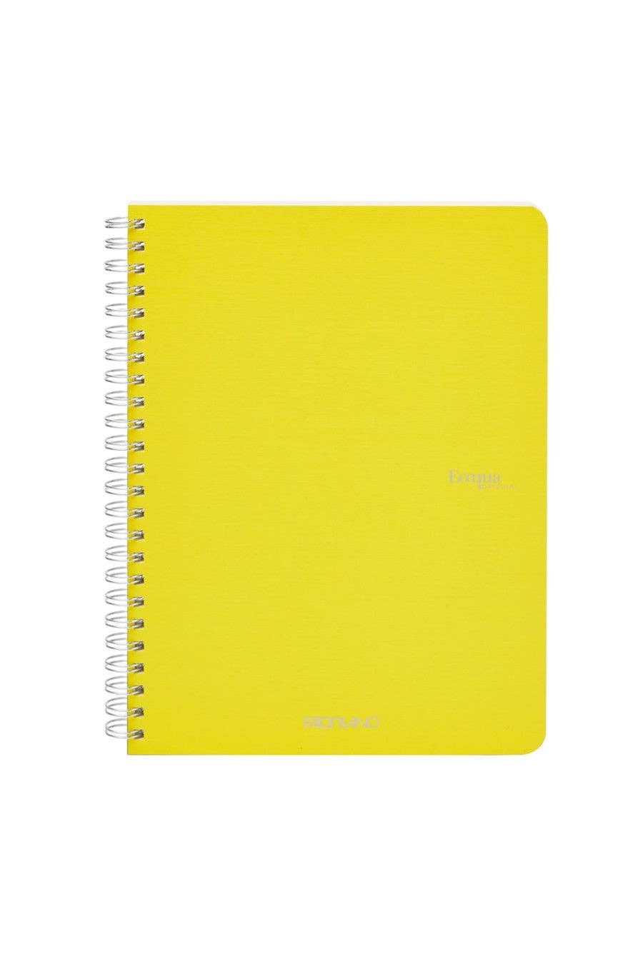 Fabriano Ecoqua Original Spiral-Bound Notebook, 5.8 in x 8.3 in, A5, Blank, 70 Sheets