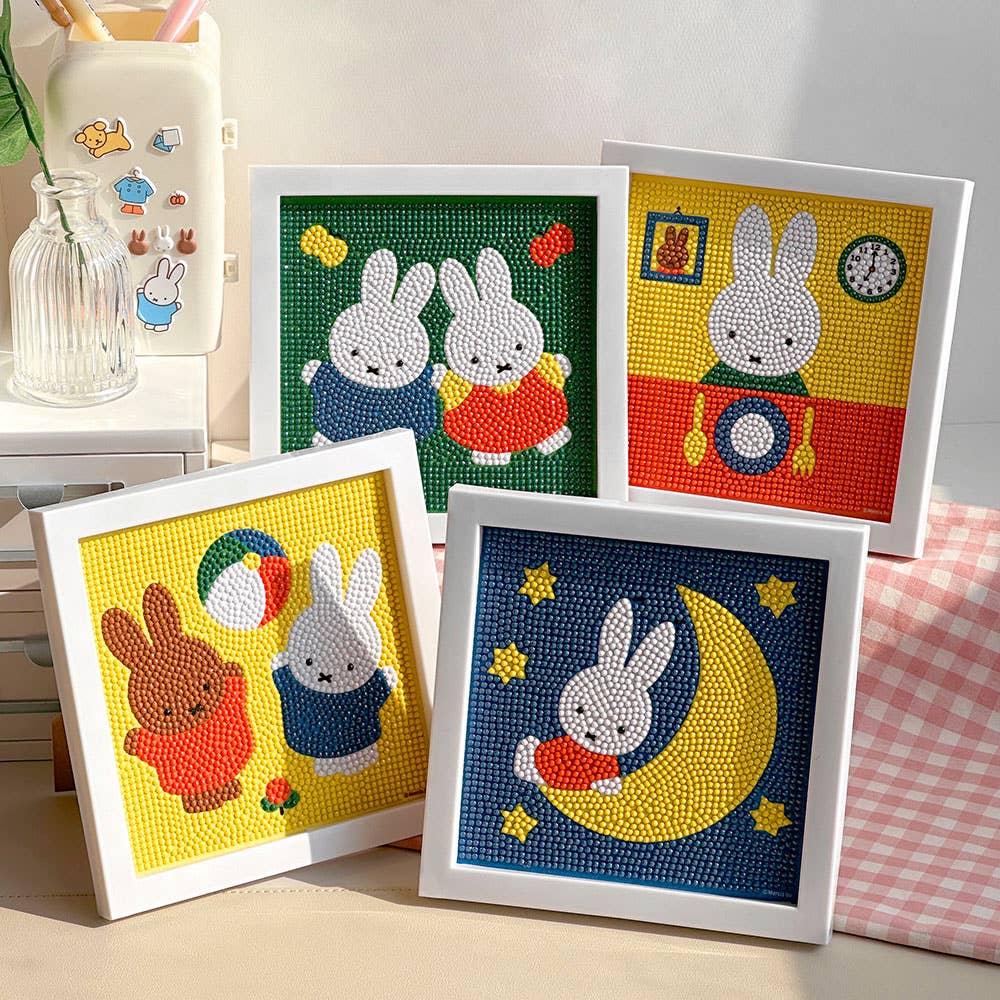 Miffy Diamond Painting Frame DIY Kit