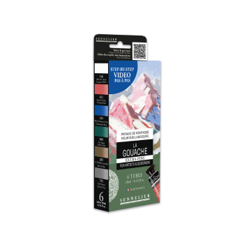 Artist Gouache Set of 6 Tubes (10ml ea.)
