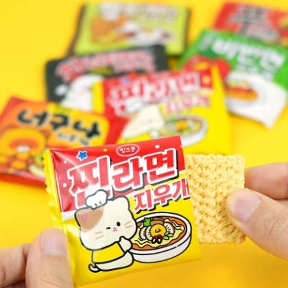 K -Ramen Shape Earaser Pack- Fun, goodybag