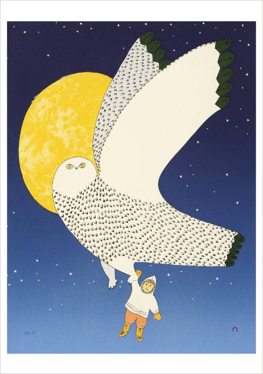Ningiukulu Teevee: The Owl and the Boy Notecard