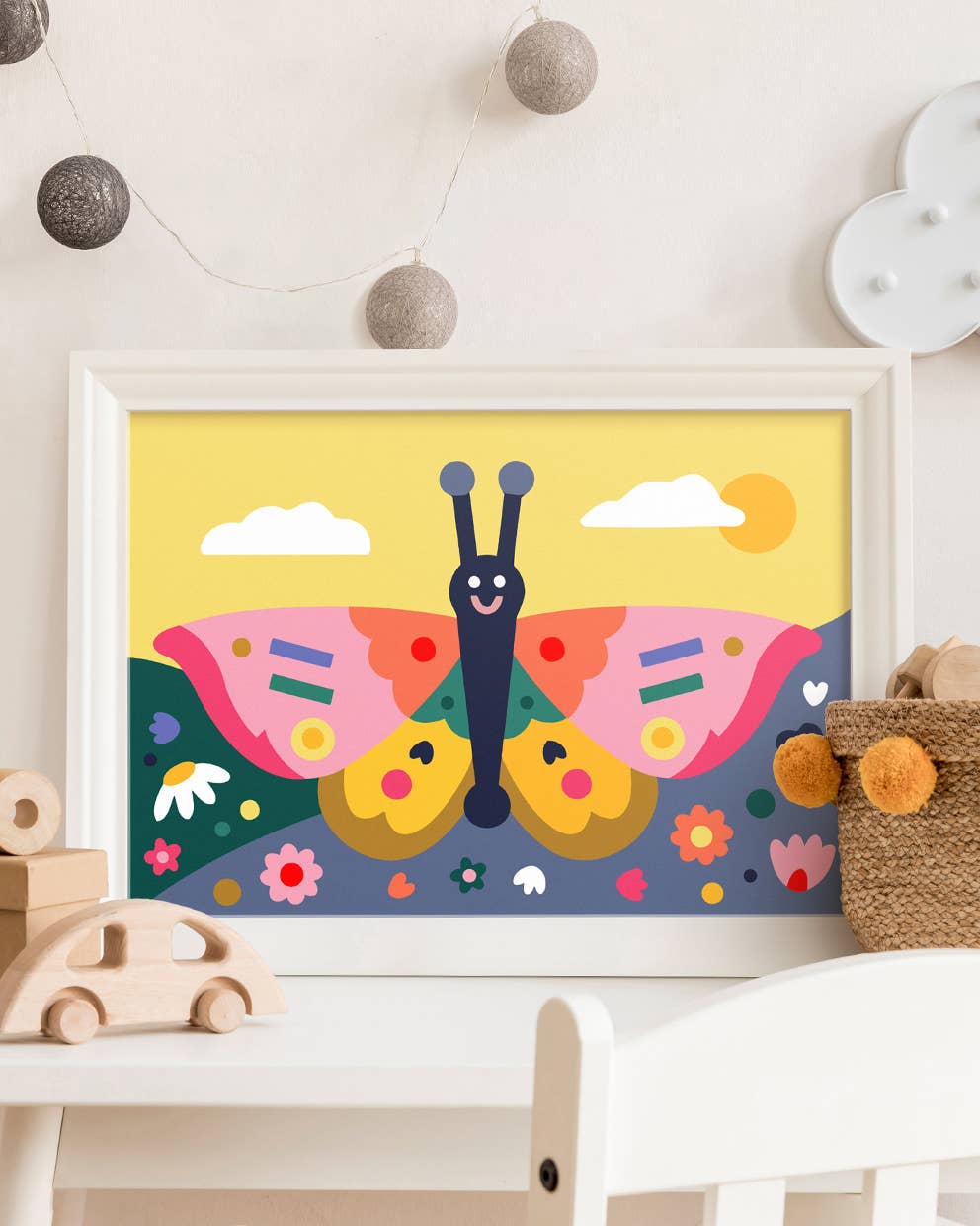 Paint by Numbers Kit & Canvas for Kids - Spring Wings