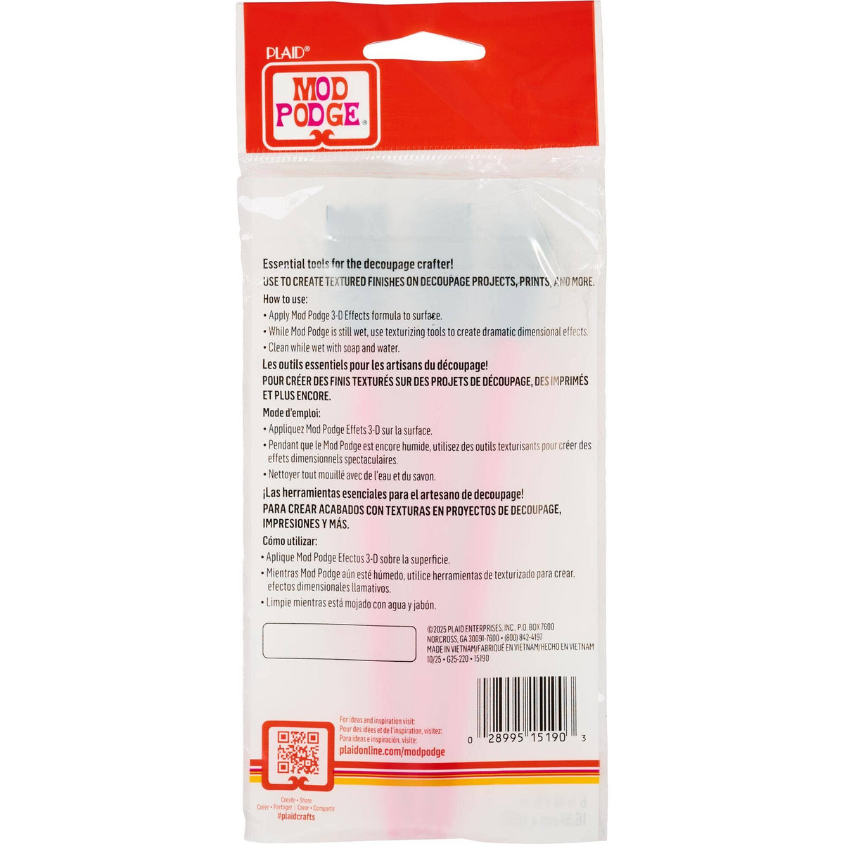 Mod Podge® 3pc Texturizing Tools Set