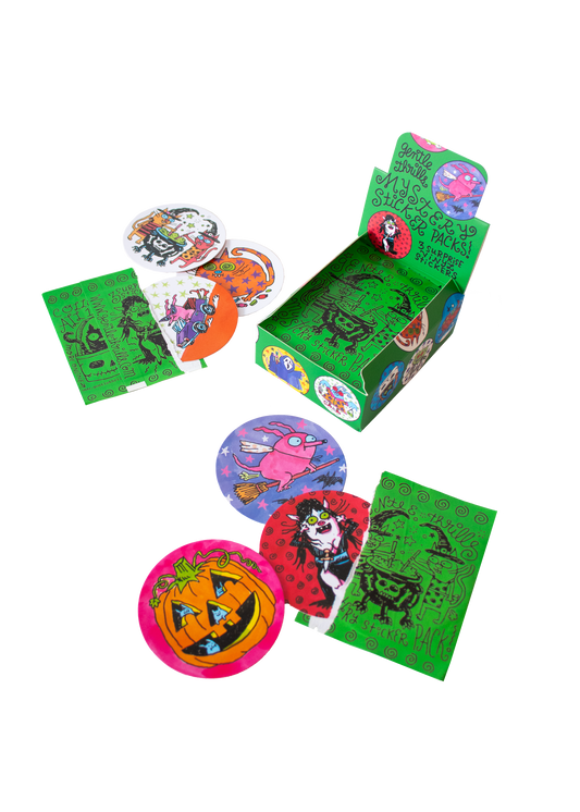 Mystery halloween sticker pack