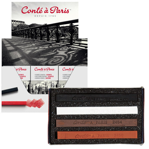 Conte' Sketching Crayons Matchbox Set