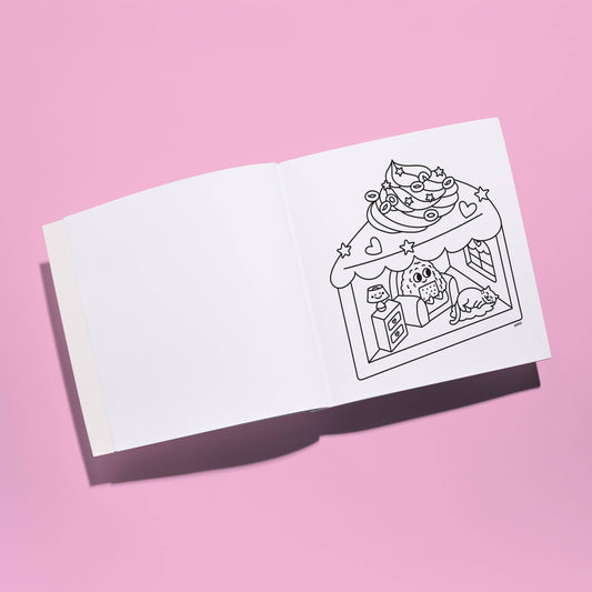 COZY ART COLORING BOOK - KAWAII