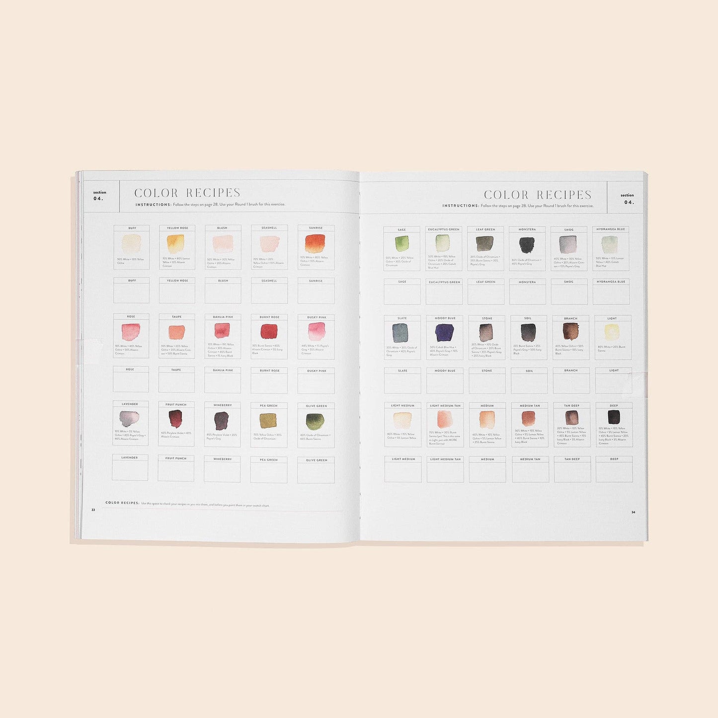 Watercolor Workbook (30-Minute Beginner Projects)