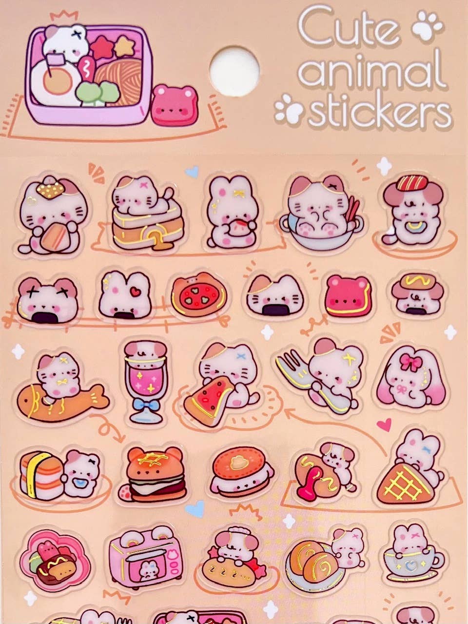 11083 Cute Animal Phone Stickers-12