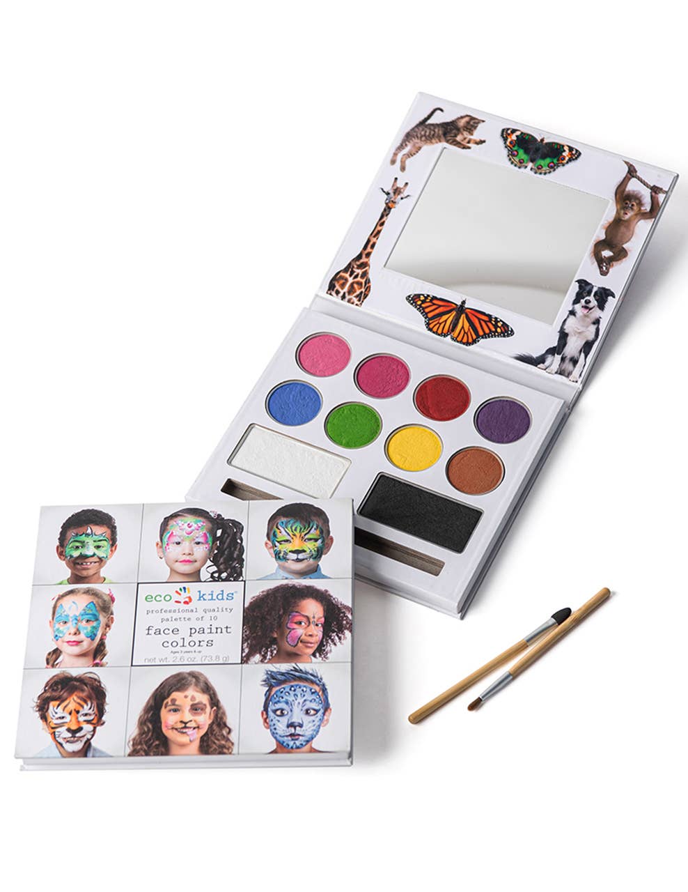 Face Paint -10 Non-Toxic Colors - Safe for Lips and Eyes