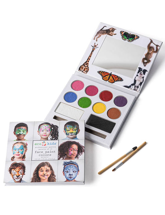 Face Paint -10 Non-Toxic Colors - Safe for Lips and Eyes