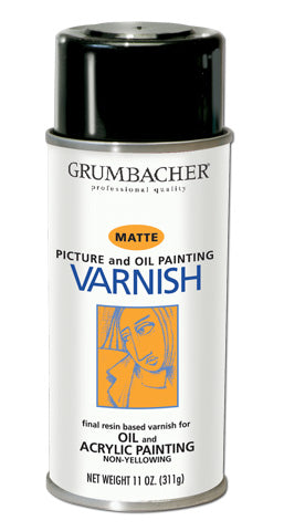Grumbacher Picture Varnish Spray, Matte, 11 oz