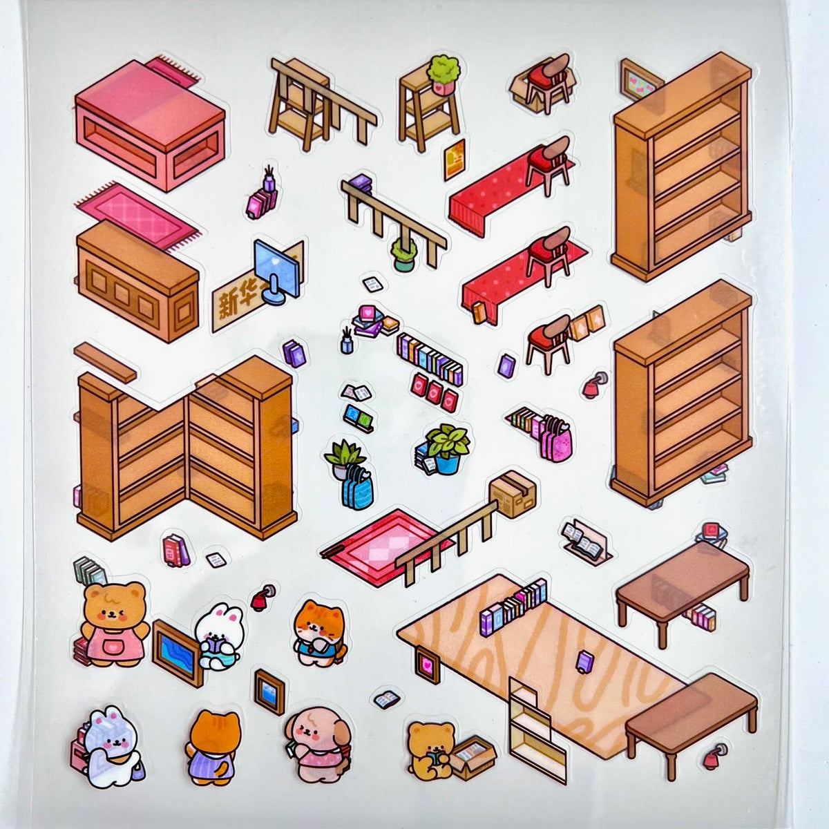 11073 3D Diorama Lifestyle Stickers